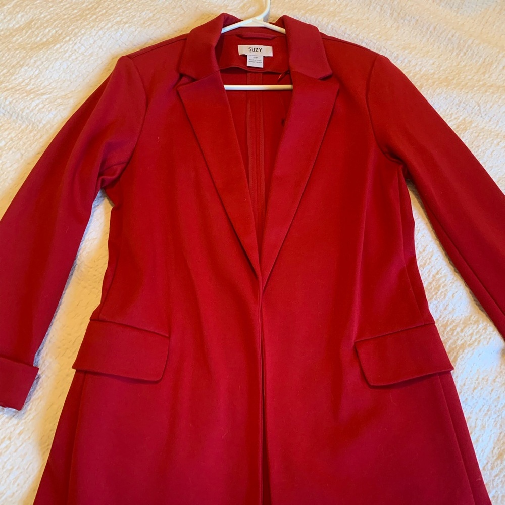 Suzy Shier Women's Red Blazer